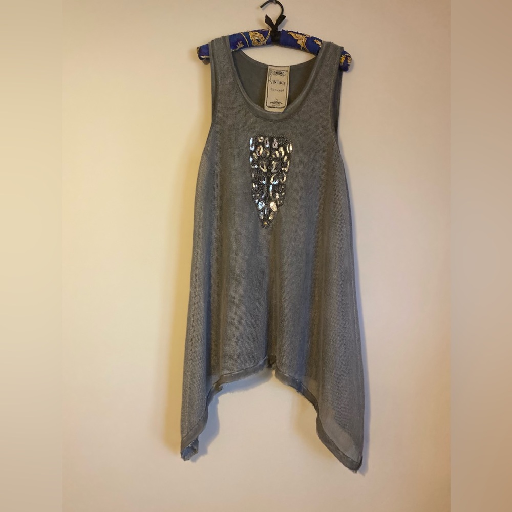 Net Overlay Dress L